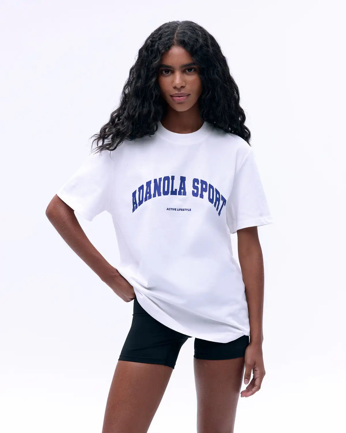 Summer Casual Sports Women's Men's T-shirt Trendy Brand Adanola Letter Printing Top Oversized Y2k Short Sleeves Women's Clothing 4