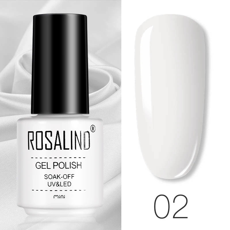 ROSALIND Hot-sale Bottle Gel Nail Polish Vernis Semi Permanent Primer Top Coat Bright Classic For Nail Art Design LED/UV Lamp RC02