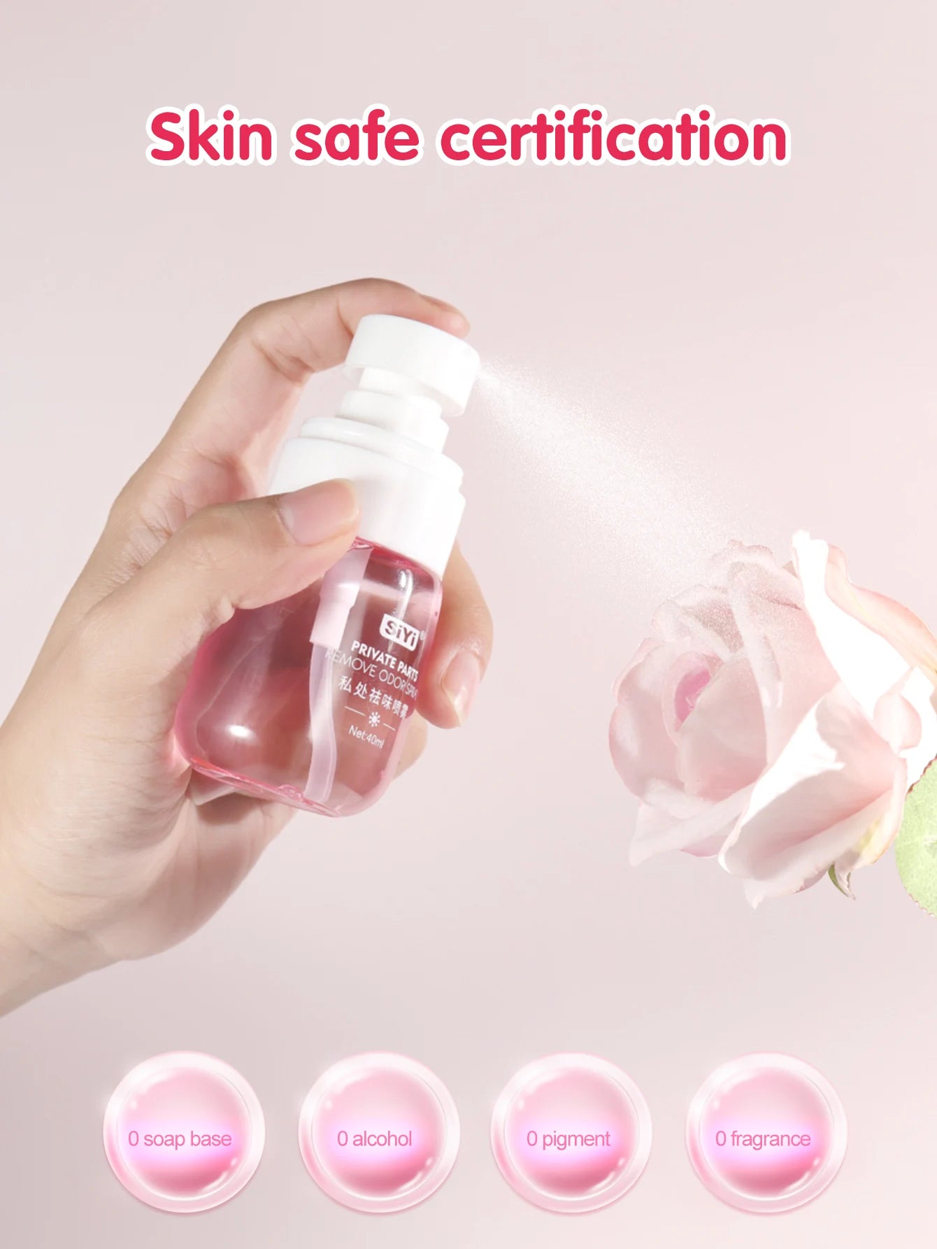 Women's Intimate Vaginal Deodorant Spray - Feminine Care Private Parts Odor Reducer Sex Toy Accessory for Personal Hygiene