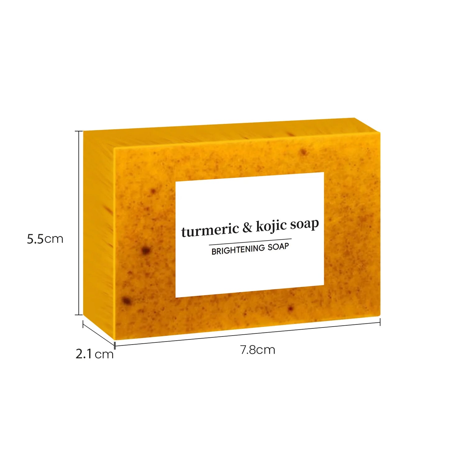 100g Turmeric Hand Made Soap, Lemon Kojic Acid Soap, Shower and Facial Soap Badiee Stylez