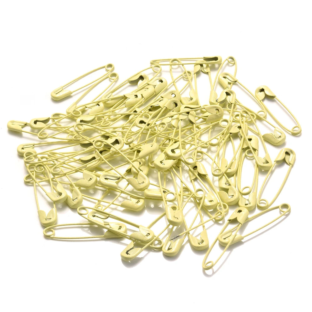 30pcs 6x30mm Colorful High Quality Safety Pins Paper Clip DIY Sewing Tools Metal Needles Large Safety Pin Brooch Accessories 19