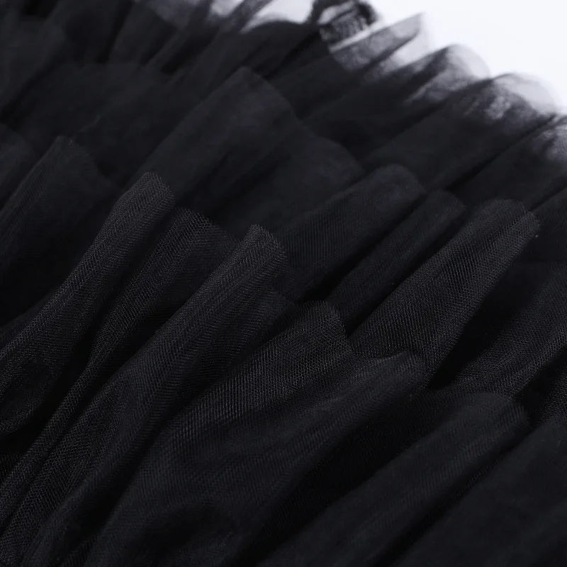 Y2K Street Dark Devil Cloth Strip Pleated Skirt Metallic Buckling Lace Layer Cake Short Skirt Women‘s High-end Design Sex Skirt