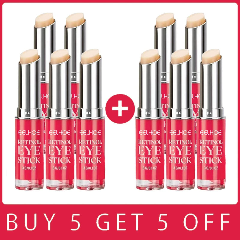 Anti-Wrinkle Eye Cream Retinol Remove Eye Bags Dark Circles Anti Aging Lifting Firming Whitening Moisturizing Brighten Skin Care 10 PCS