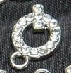 10pcs /26pcs pieces silver English letters drill metal pendant DIY fashion necklace bag pendant earrings material 10pcs Q