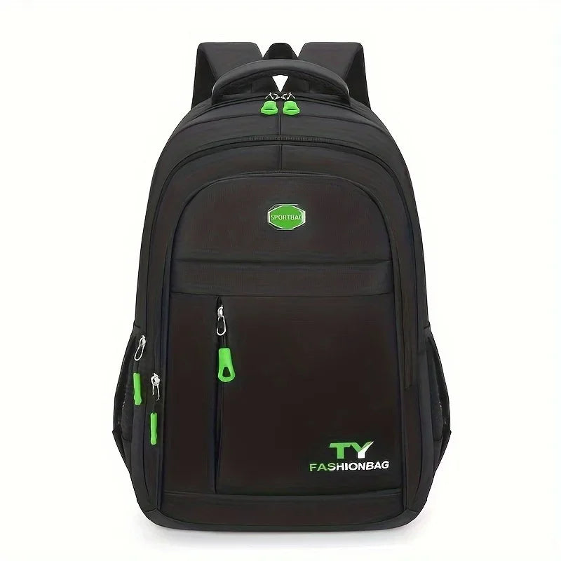 1 Pc Men's Backpack, Large Capacity Waterproof Casual Backpack,Adjustable Computer Backpack green