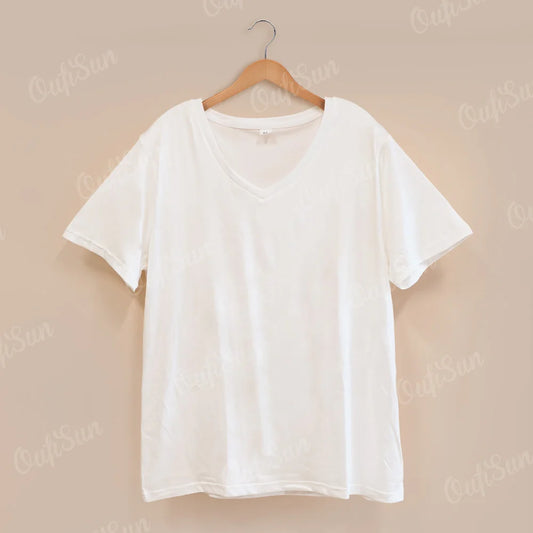 Summer Women's T-Shirts Stripe Print Tops Fashion Digit 89/28 Pattern Tshirt For Women V-Neck Leisure Female Clothing Pullover