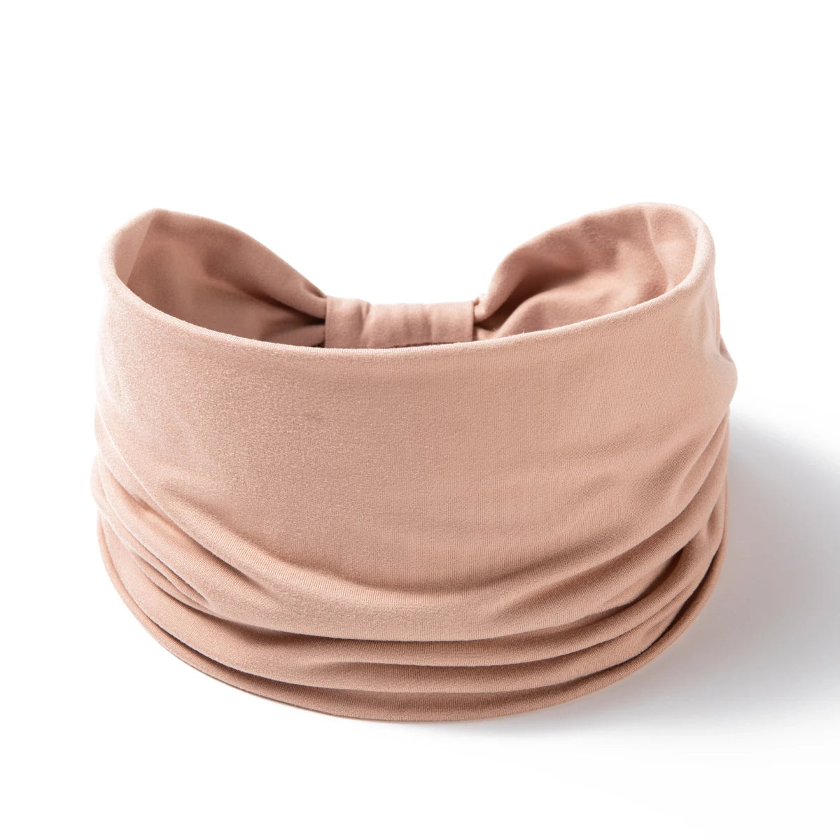 Wide -Side Elastic Band Woman Yoga Hairbands Solid Color sports Hair Band tie Bandanas Fashion Headband Headwear Turbans Ff258-2 khaki color