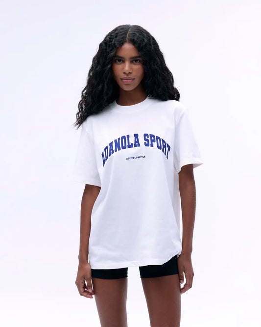 Summer Casual Sports Women's Men's T-shirt Trendy Brand Adanola Letter Printing Top Oversized Y2k Short Sleeves Women's Clothing