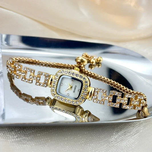 Fashion Square Women's Watches Brand Ladies Quartz Wristwatch Classic Silver Simple Femme Steel Band relogio feminino Gift