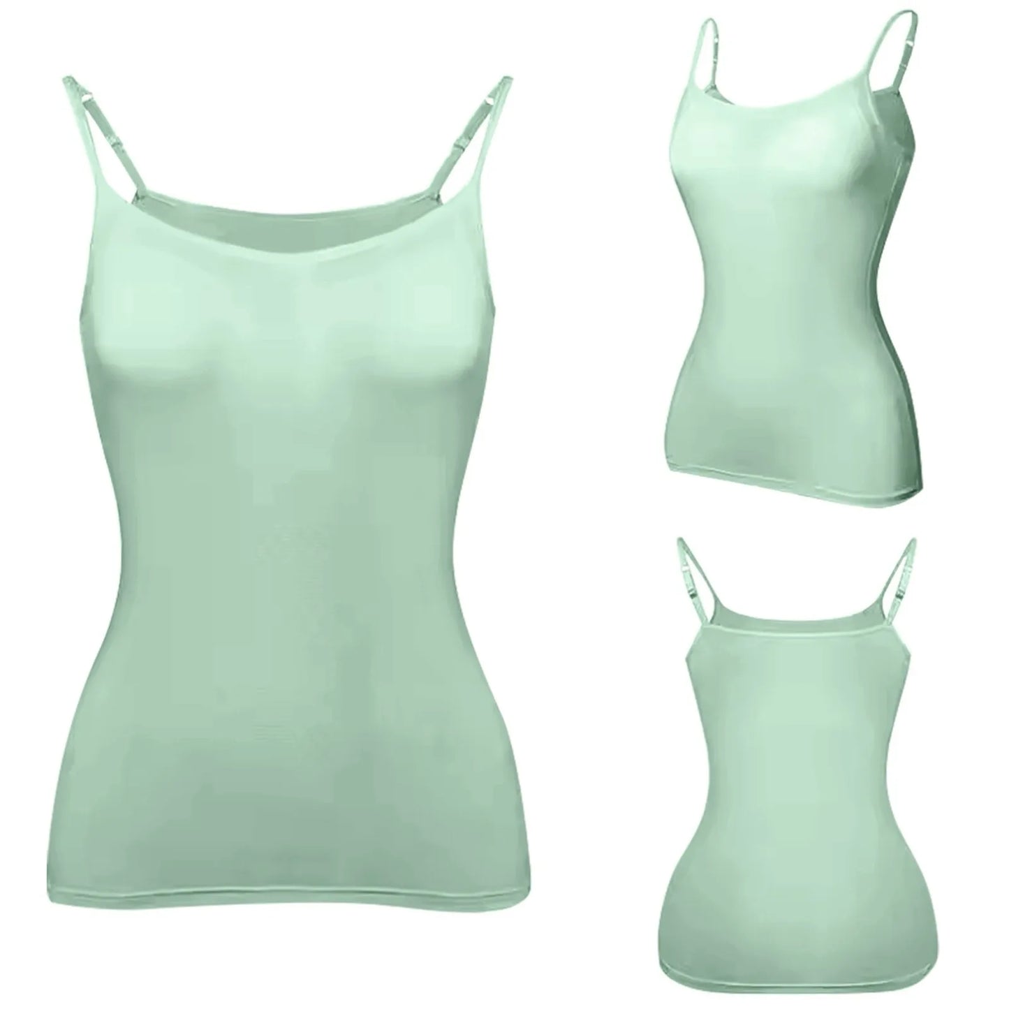 Summer Female Tanks With Chest Pad Basic Solid Sleeveless T shirts Women Slim Halter Neck Off-shoulder Camisole Tops Tees
