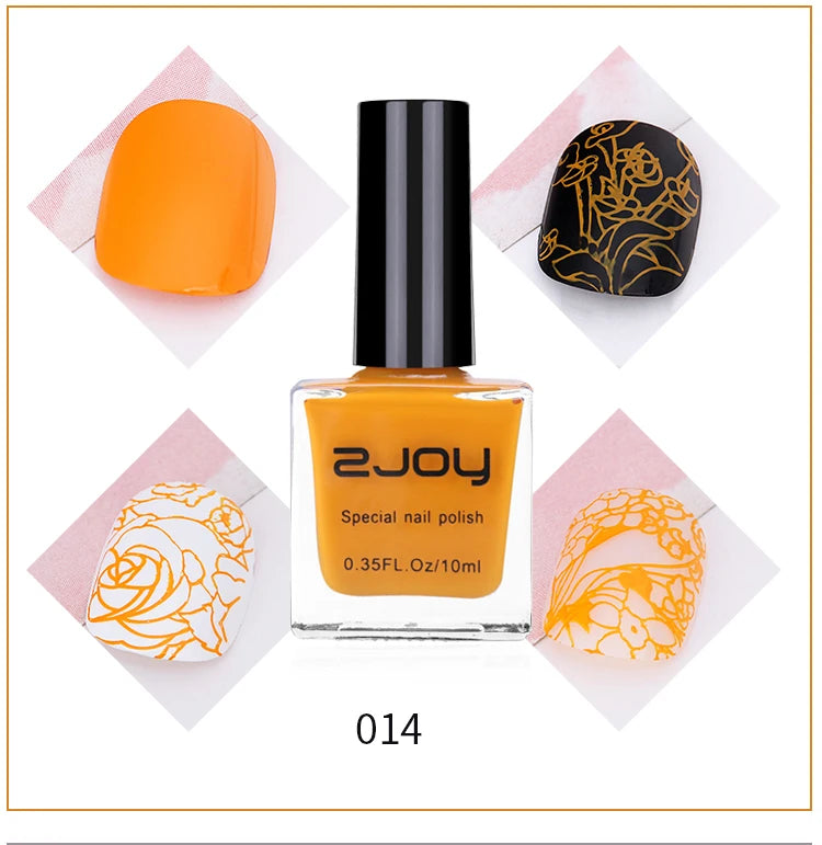 Black White Nail Art Stamping Polish 10ml 30 Colors Stamping Plates Polish Stamping Gel No Smudge Top Oil Colorful Nail Varnish GY002-14 CHINA
