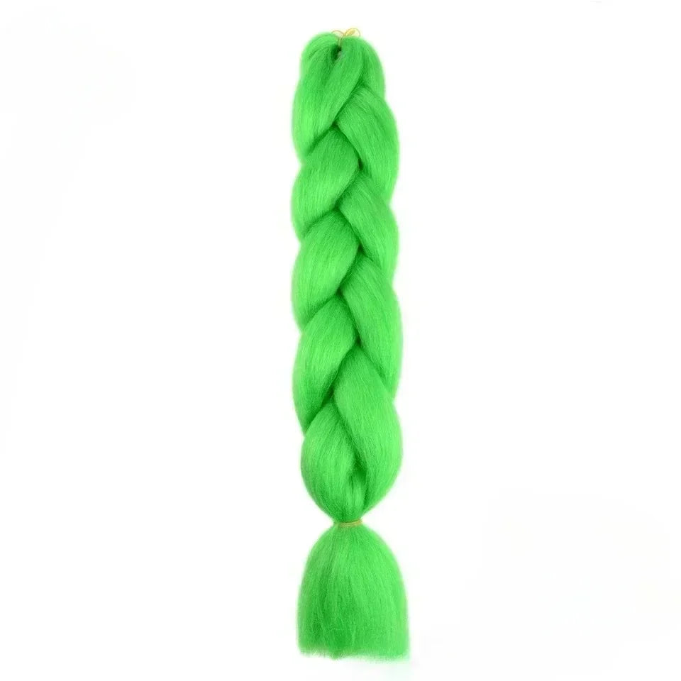 YUNLU 24Inch Synthetic Crochet Hair Extensions for White Women Box Twist 165g Jumbo Braiding Hair Pre Stretched Wholesale A26 24inches