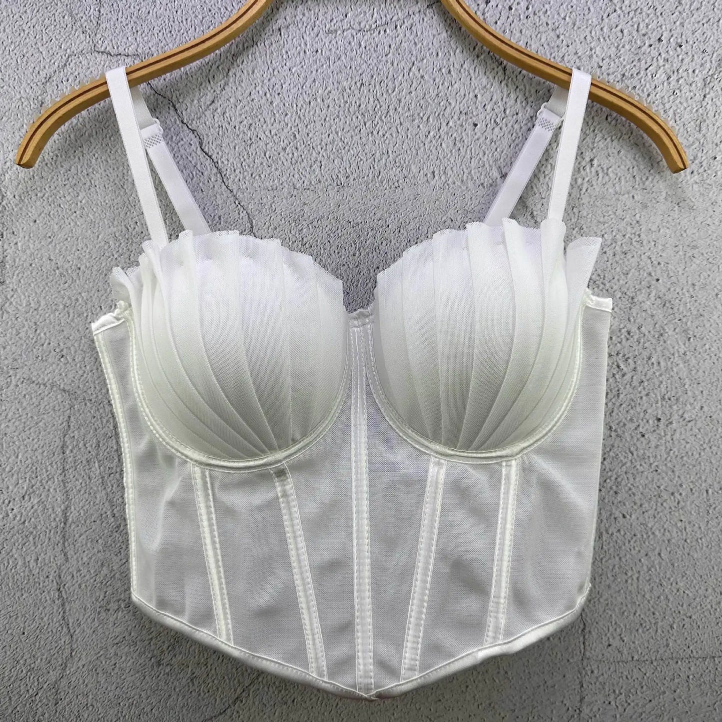 Y2k Top Women Clothing Sexy Tops Camis Tees Fashion Clothes Corset Streetwear Party Club Underwear Bustiers Slimming Lingerie A-White