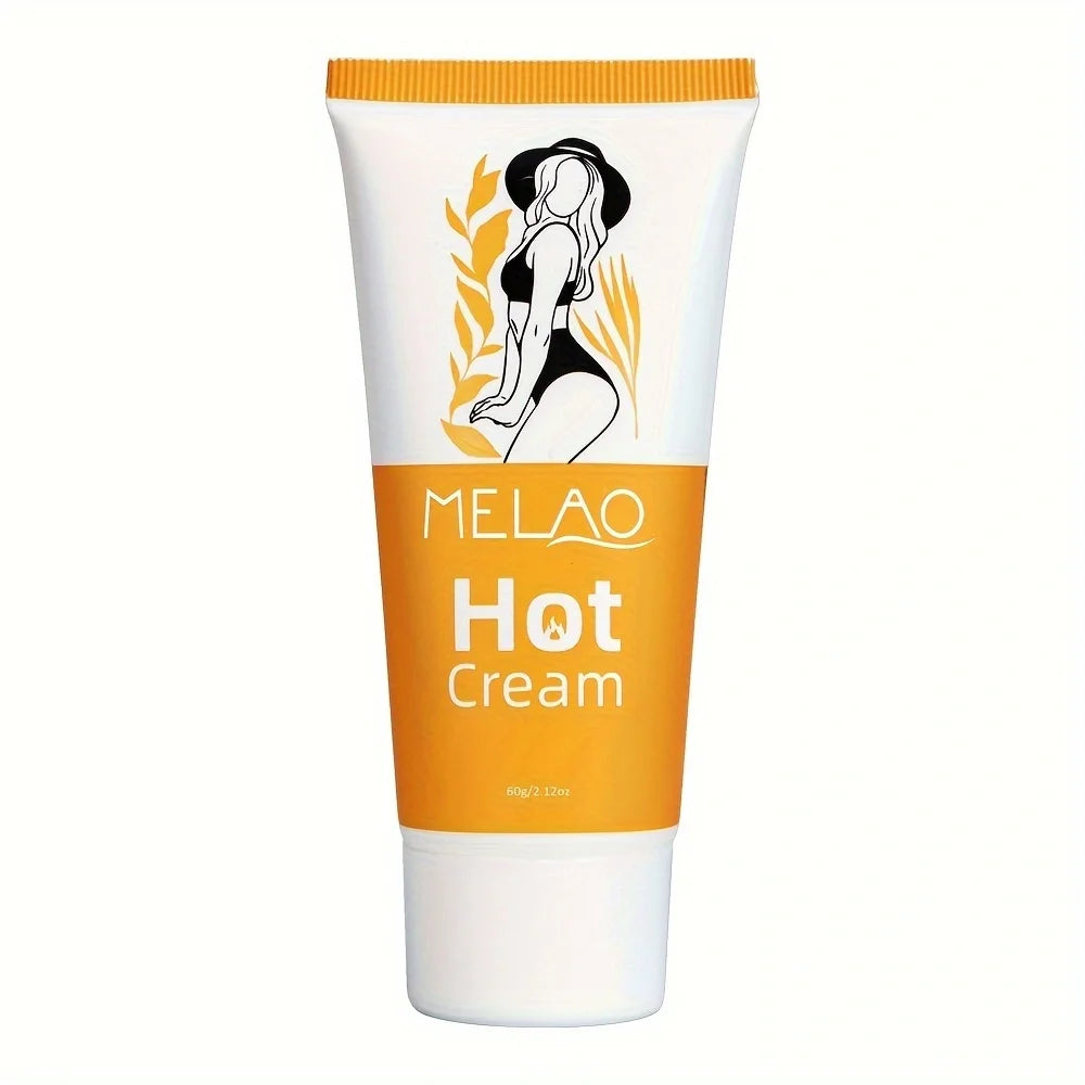 MELAO Hot Cream Massage Gel - Natural and 87% Organic Anti Cellulite Slimming Lotion Fat Burning Massage Weight Loss Cream Hot Cream 60g