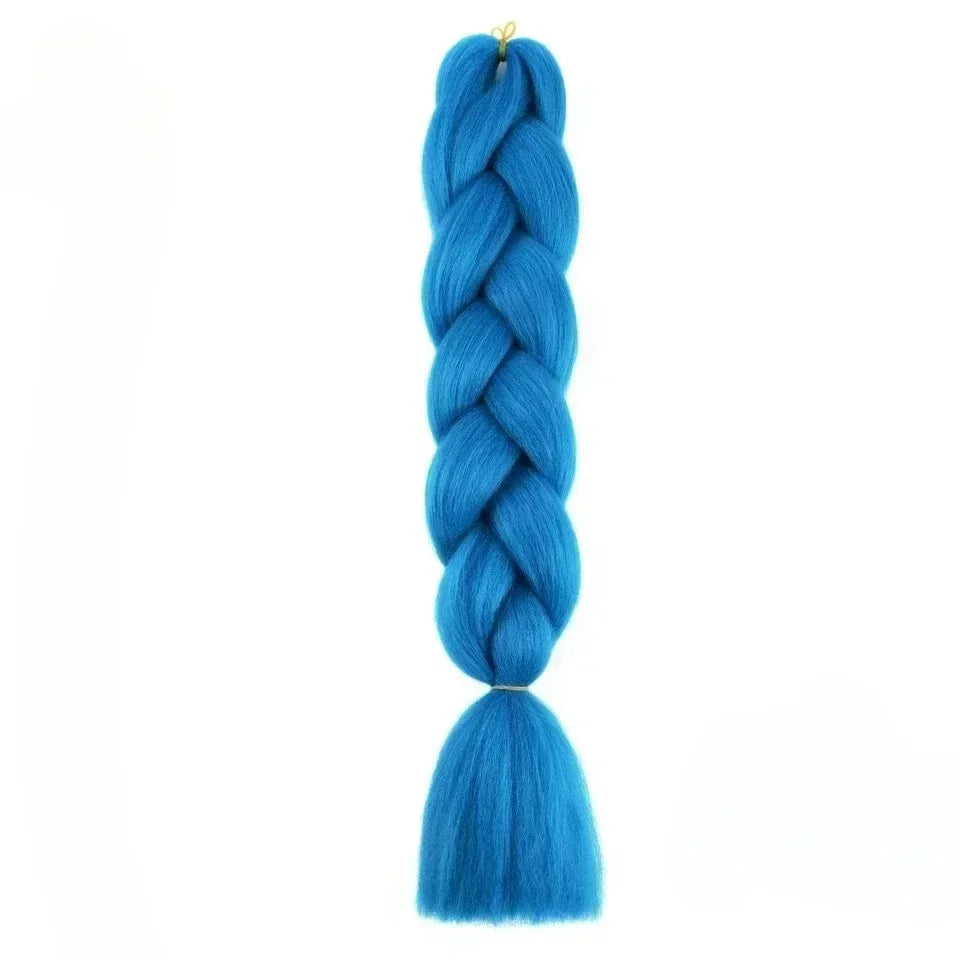 YUNLU 24Inch Synthetic Crochet Hair Extensions for White Women Box Twist 165g Jumbo Braiding Hair Pre Stretched Wholesale A30 24inches