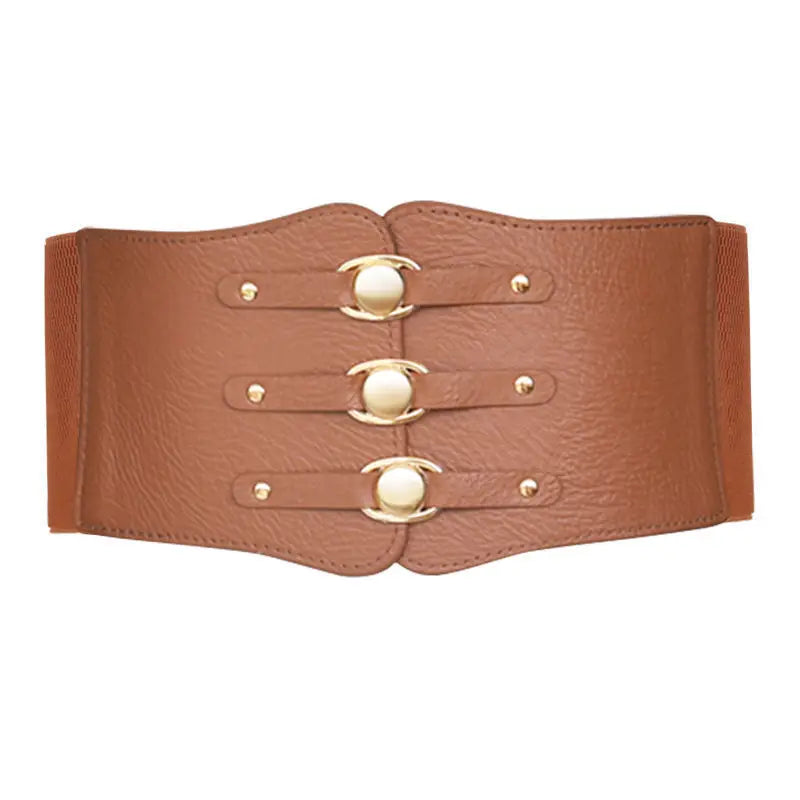 11cm Elastic Wide Corset Belts For Women Waist Plus Size Belt Female Dress Waistband Big Stretch Cummerbunds Clothes Accessory camel 11cmX65cm