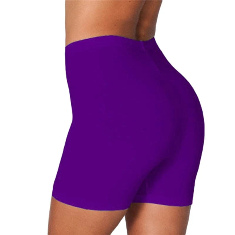Summer Thin Fitness Shorts Push Up Women Sexy Gym Biker Shorts Short Feminino Leggings Workout Clothing Shorts Sweatpants Purple