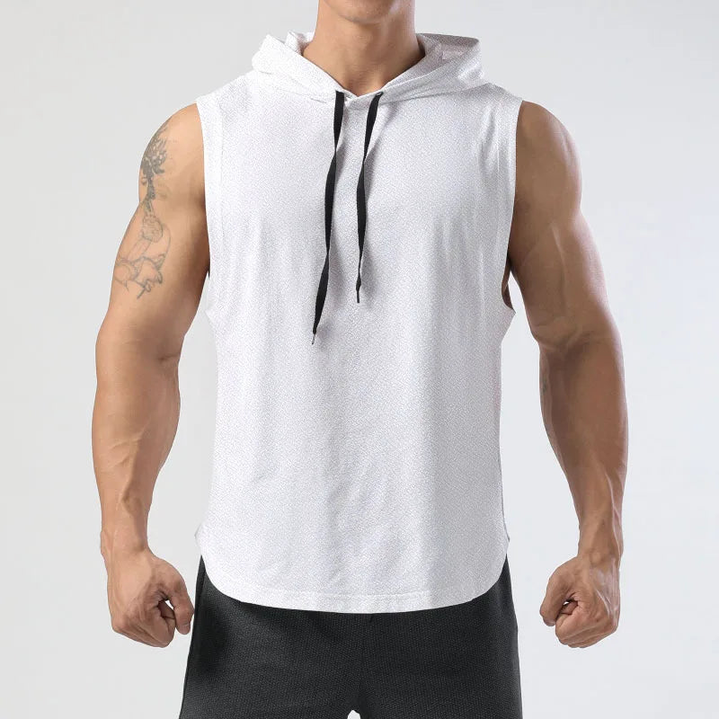 Solid Color 2023 Brand New Men's Tank Tops Vest Sleeveless Tees For Male Hooded Man Vests Tops Hip Hop Men Tank Top T shirt Badiee Stylez