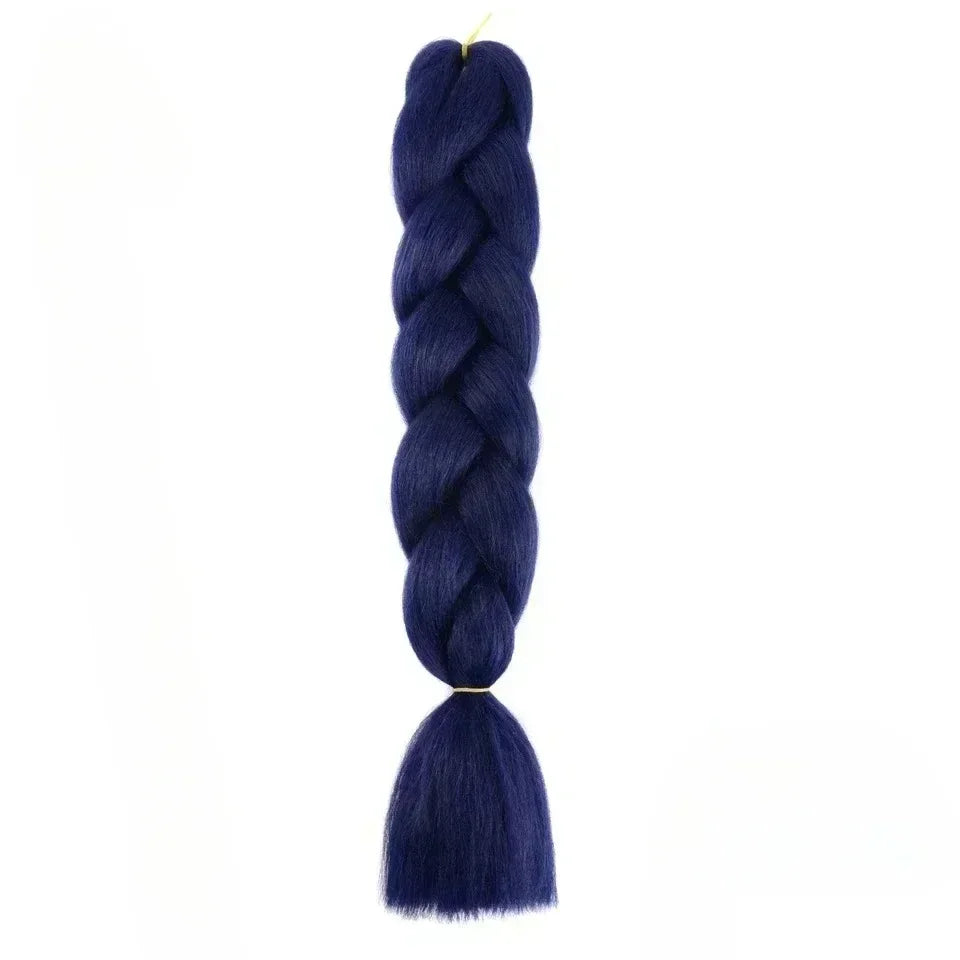 YUNLU 24Inch Synthetic Crochet Hair Extensions for White Women Box Twist 165g Jumbo Braiding Hair Pre Stretched Wholesale A28 24inches