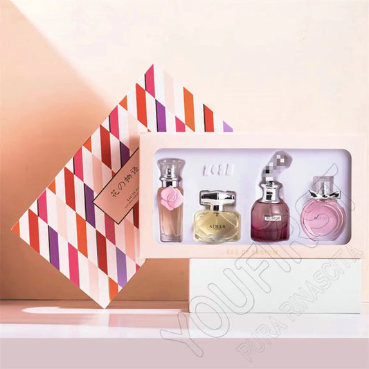 Classic Brand Perfume Women Eau de Parfum Femme 100ml Club De Nuit Perfumes Feminino Gift Box 4Pcs Set Floral Fruity Scent Spray Badiee Stylez