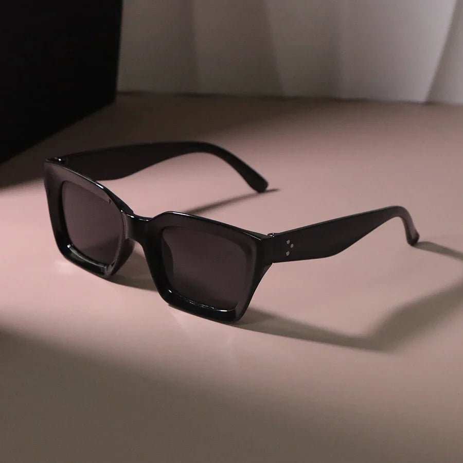 Retro Square Sunglasses Women Men Designer Vintage Sun Glasses Female Male Fashion Mirror Punk Outdoor Shades Oculos De Sol BlackGray other