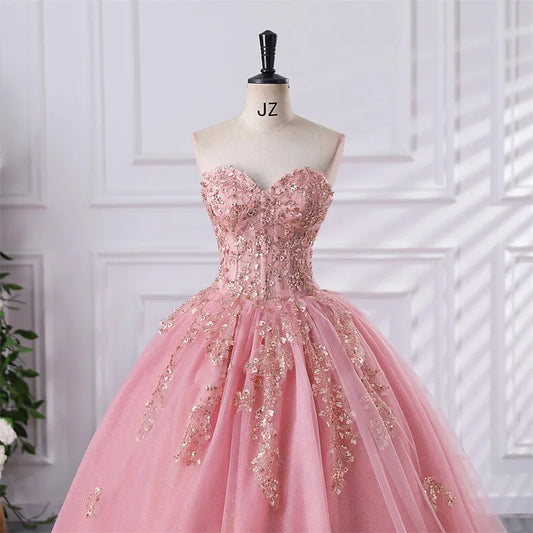 Sonhar Vestidos 15 Quinceanera Dresses Ball Gown Strapless Party Dresses Sweet Ball Gown Customized 15 Year Old Dress Plus Size Badiee Stylez