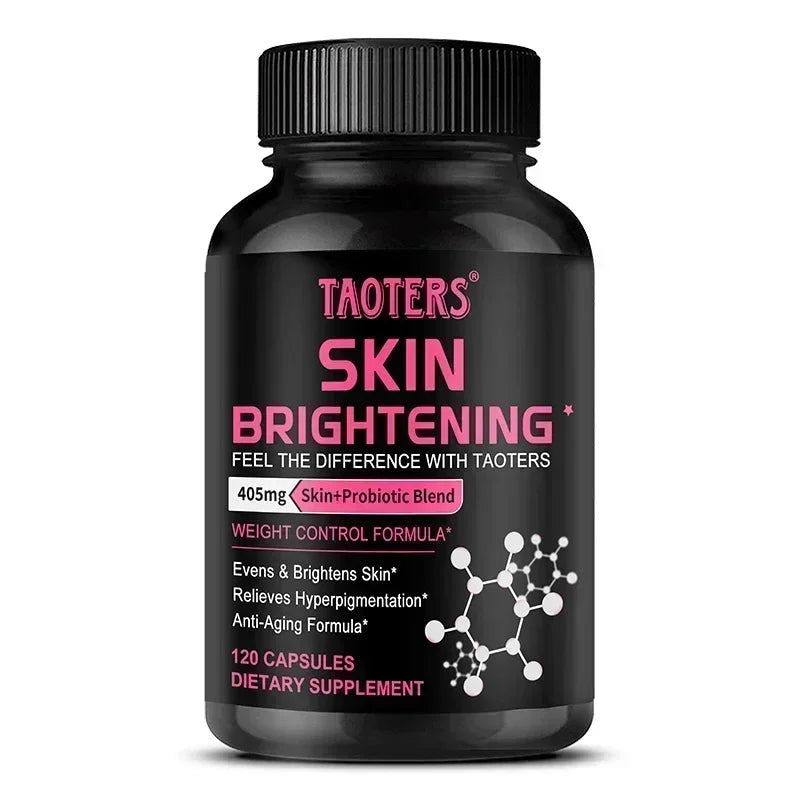 Glutathione Capsules - Contains Probiotics and Vitamin A for Skin Care, Anti-Aging, Antioxidant, Immune System Enhancement 120 count-1 bottle