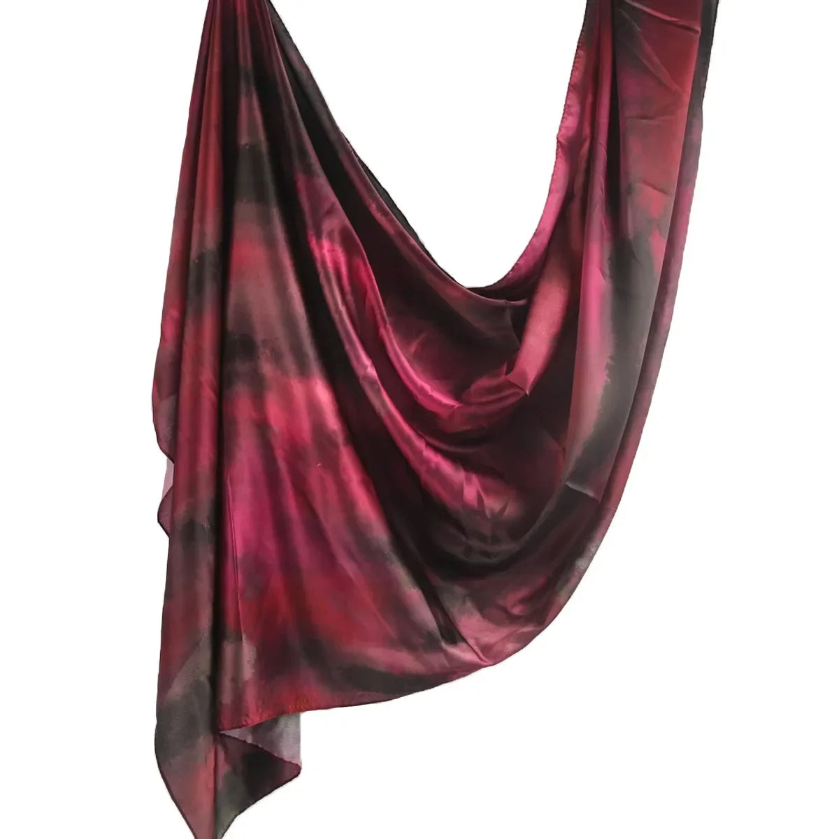 180×85cm Water Print Shawl Hijab Scarves Muslim Ethnic Woman Chiffon Silk Bandanas Printed Hijabs 2025 05 >8Y