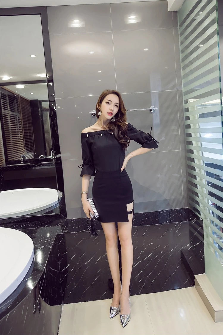 Versatile Irregular Plus Size Bodycon Skirts Sexy Hollow Out Bandage Skirt Harajuku Mini Skirt Summer High Waist Pencil Skirts