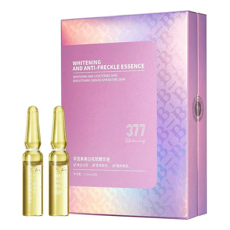 28 pcs/set 377 Whitening Ampoule Essence, Vitamin C Anti-Aging Essence, Niacinamide Brightening Essence Korean Skincare Products Nicotinamide