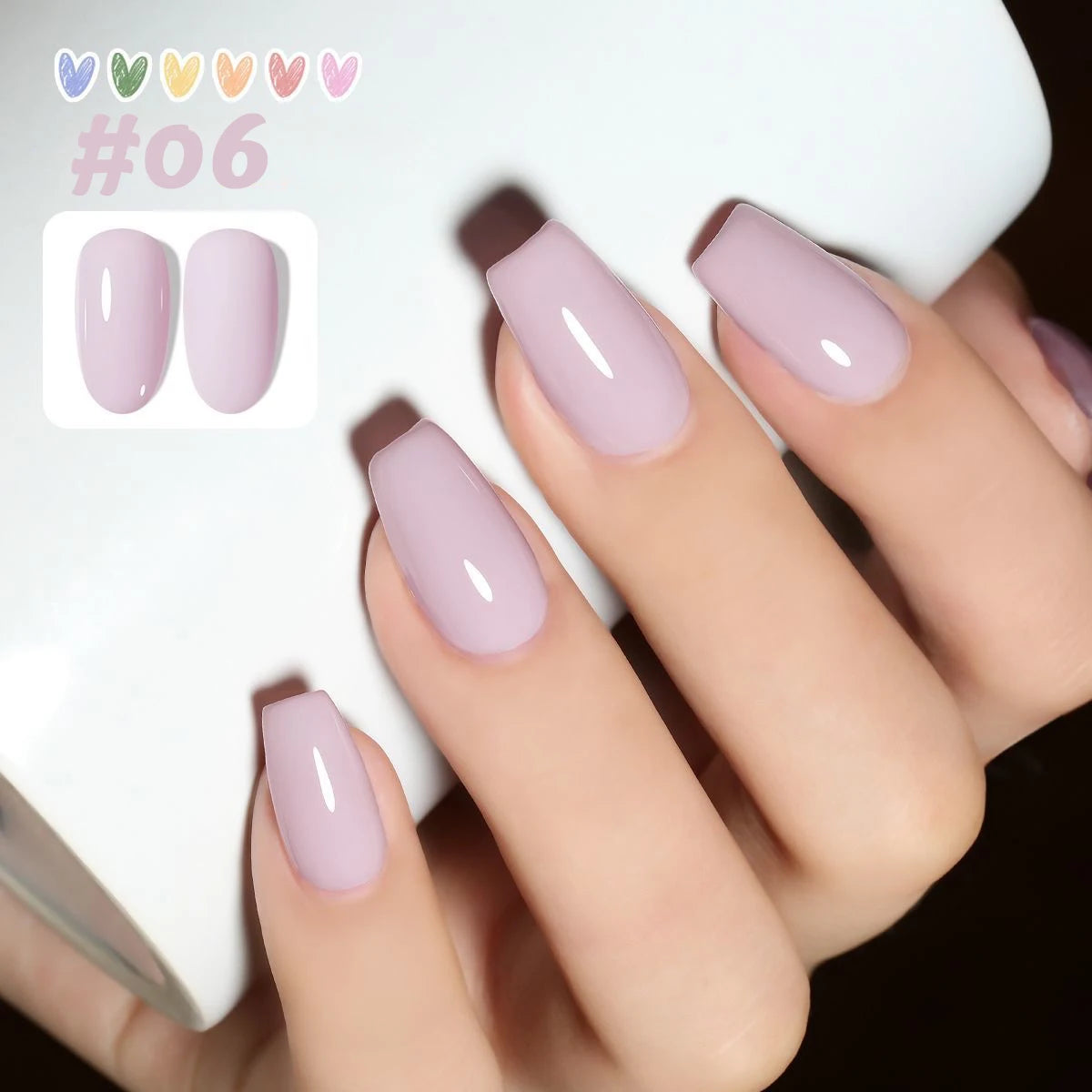 1-16pcs PSK Afternoon Sweetheart Gel Nail Polish Yellow Nails Macaron Sweetheart Color Series Whitening Nail Art Nail Supplies wuhoutianxin06