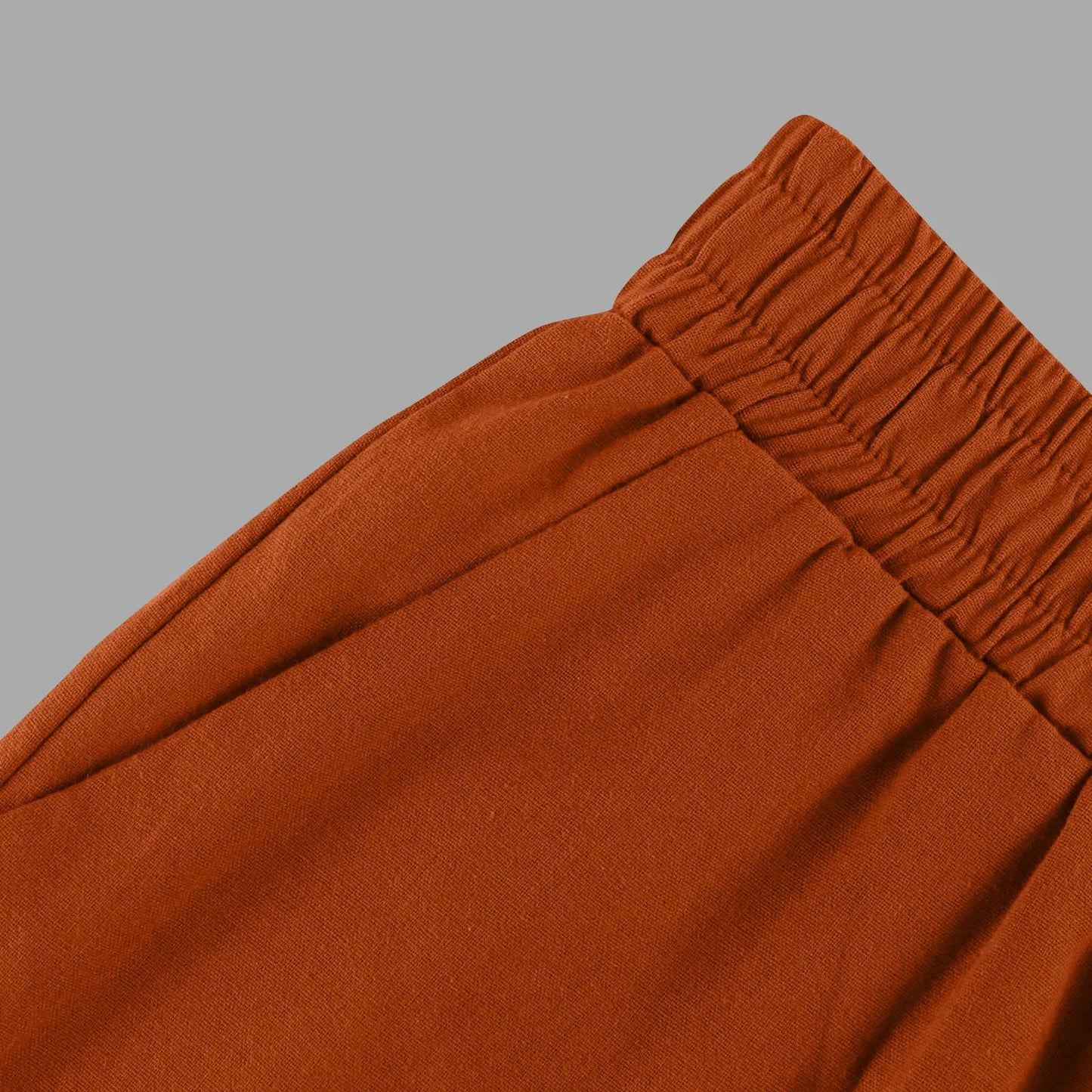 Womens Capris Cotton Linen Pants Drawstring Elastic Waist Pants Casual Cropped Trousers Daily Breeches Five Half Pants Pantalone