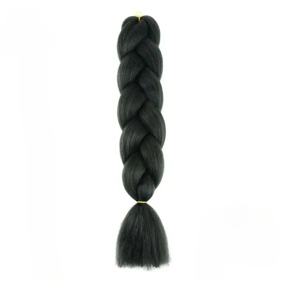 YUNLU 24Inch Synthetic Crochet Hair Extensions for White Women Box Twist 165g Jumbo Braiding Hair Pre Stretched Wholesale A23 24inches
