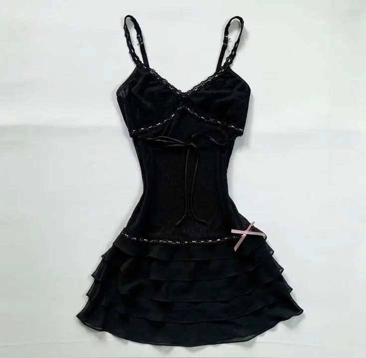 Y2k Clothes White Mini Dress Woman Clothing Gothic Dress Harajuku Party Dresses Graphic Rock Punk Goth Emo Short Women's Summer Orange