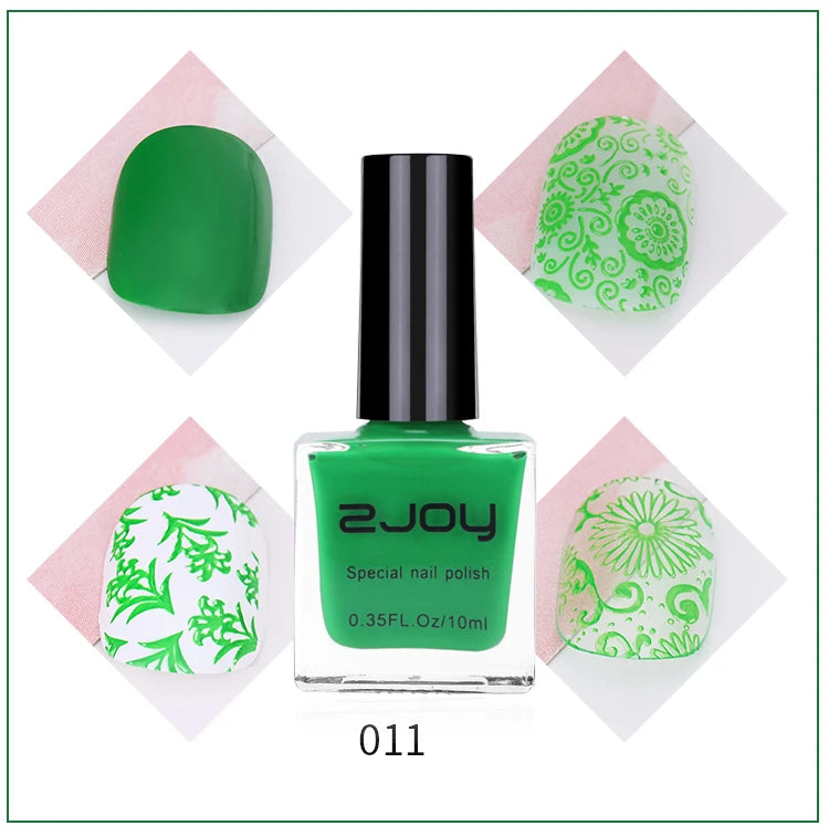 Black White Nail Art Stamping Polish 10ml 30 Colors Stamping Plates Polish Stamping Gel No Smudge Top Oil Colorful Nail Varnish GY002-11 CHINA