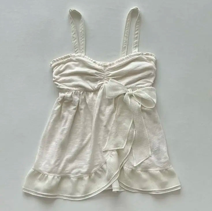 Y2K fashion retro clothing from the charming sweet sexy floral slender punk baby T-shirts streetwear halter tops aesthetic women white