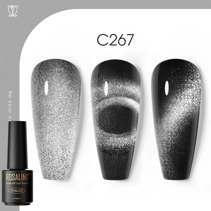 ROSALIND Hot-sale Bottle Gel Nail Polish Vernis Semi Permanent Primer Top Coat Bright Classic For Nail Art Design LED/UV Lamp C267