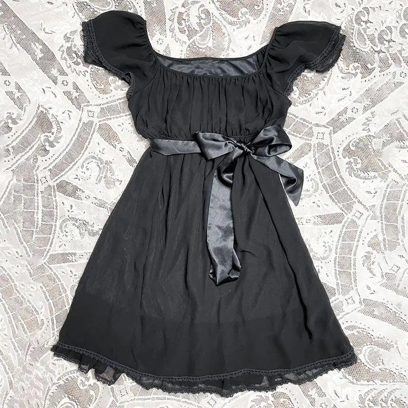 Y2k Clothes White Mini Dress Woman Clothing Gothic Dress Harajuku Party Dresses Graphic Rock Punk Goth Emo Short Women's Summer Beige