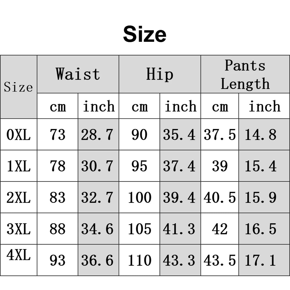 Plus Size High Waist Yoga Shorts for Women With Side Pockets Black Sports Gym Fitness Workout Running Pants 0XL-4XL