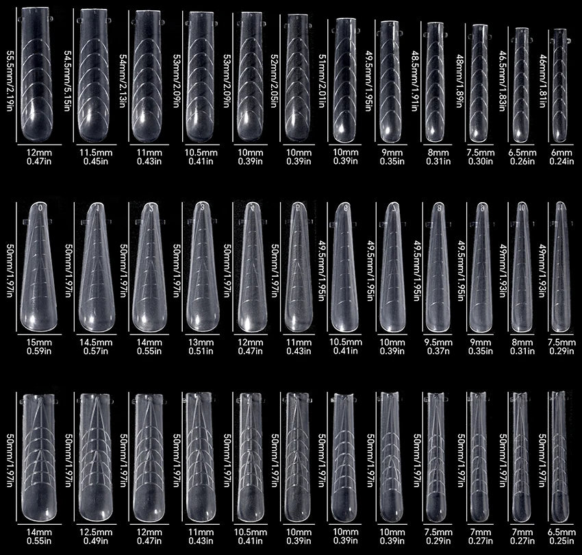 120Pcs Nail Forms For UV Gel Quick Building Extension Top Molds Dual Forms Acrylic Nail Art Tips Nails Accessories Tools
