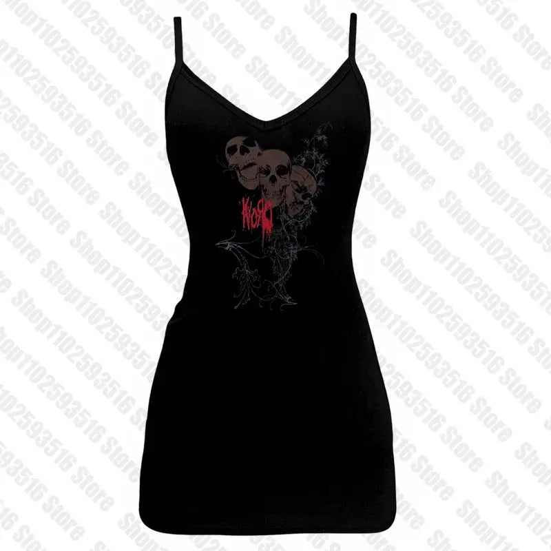 Aesthetic 2023 Goth Crop Top y2k Women Harajuku O Neck Short Sleeve Sweat Shirt Graphic Pattern Fairy Grunge Clothing crop tops Black4