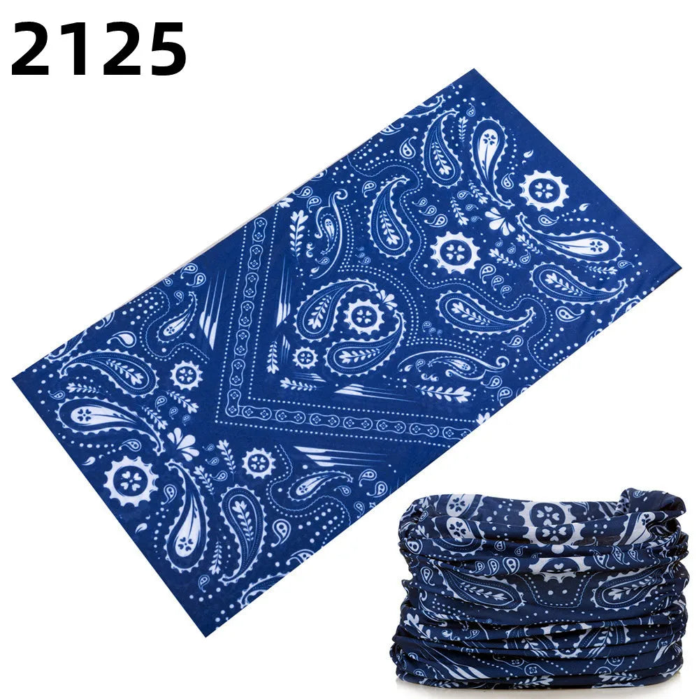 2101Unisex Climbing Hiking Scarf Sport Headwear Bandanas Motorcycle Turban Hand Band Magic Scarves Outdoor Cycling Headband Mask 2125