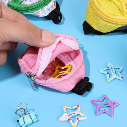 for LABUBU 11.81inch Doll 1/6 BJD Doll Mini Bag Backpack Mini Doll Bag Doll House Decoration Toy Accessories for Gifts Halloween, Christmas Gift Badiee Stylez