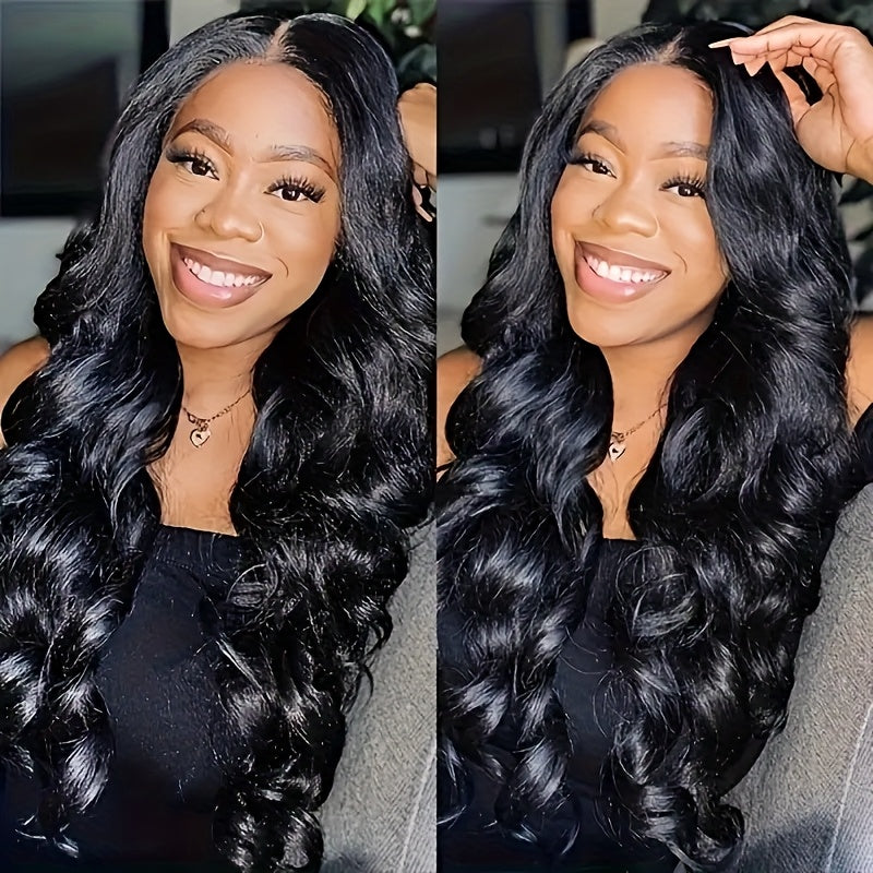 Body Wave V Part Wigs Human Hair 250% Density For Women Full Head Clip In Half Wig No Leave Out Body Wave Wig For Black Women Badiee Stylez