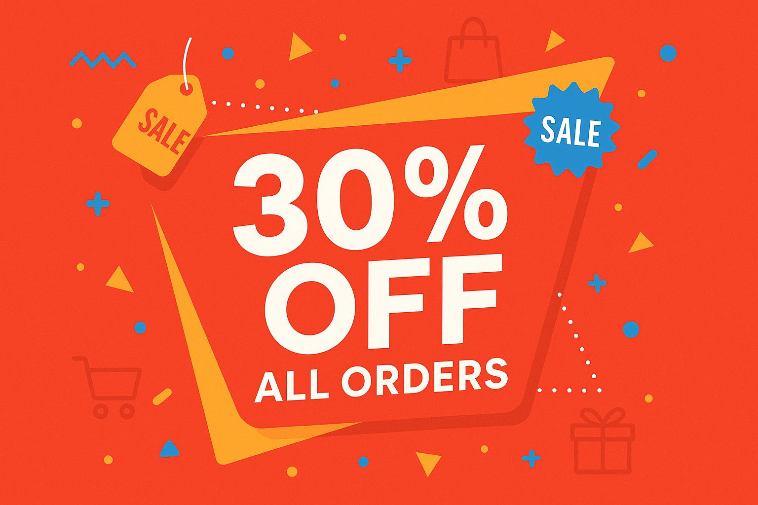 30% OFF ALL ORDERS