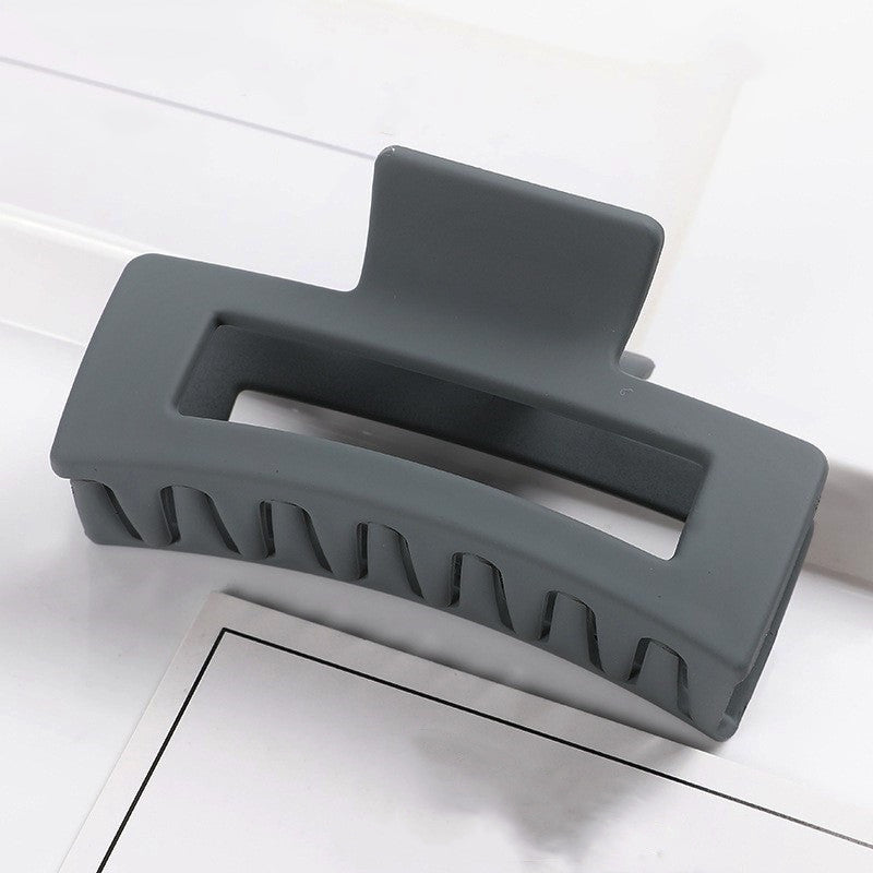 Multicolor Large Thick Acrylic Hair Clip Rectangle Hairclip Long Hair Resin Claw Clips Nonslip Jaw Clips Badiee Stylez