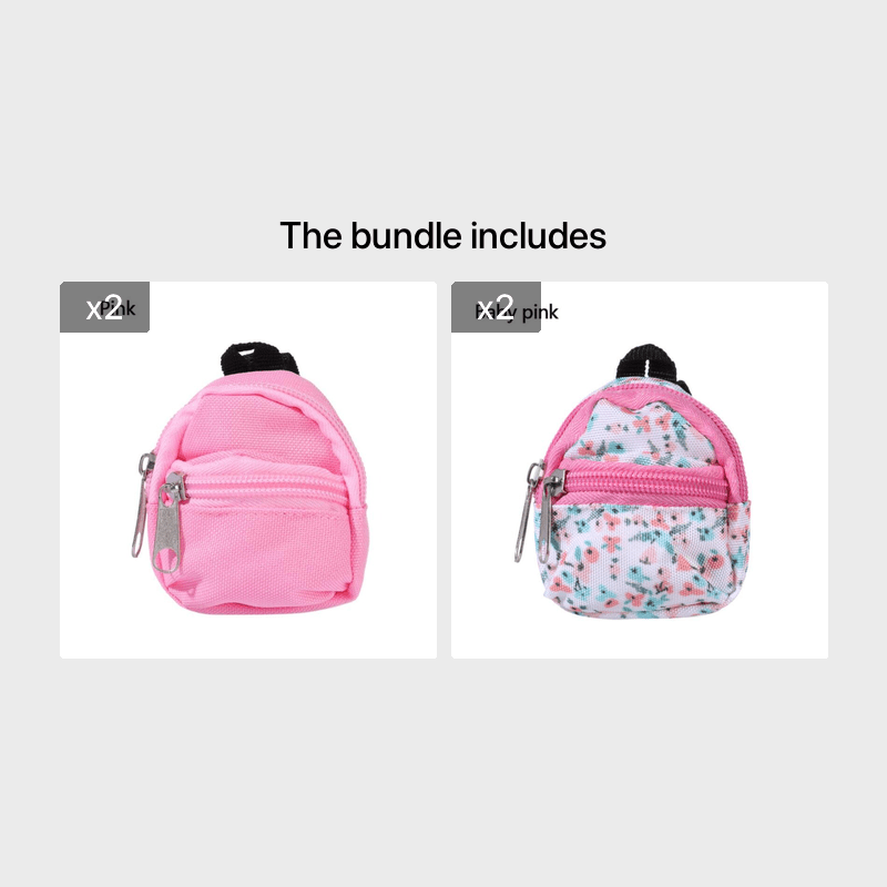 for LABUBU 11.81inch Doll 1/6 BJD Doll Mini Bag Backpack Mini Doll Bag Doll House Decoration Toy Accessories for Gifts Halloween, Christmas Gift Badiee Stylez