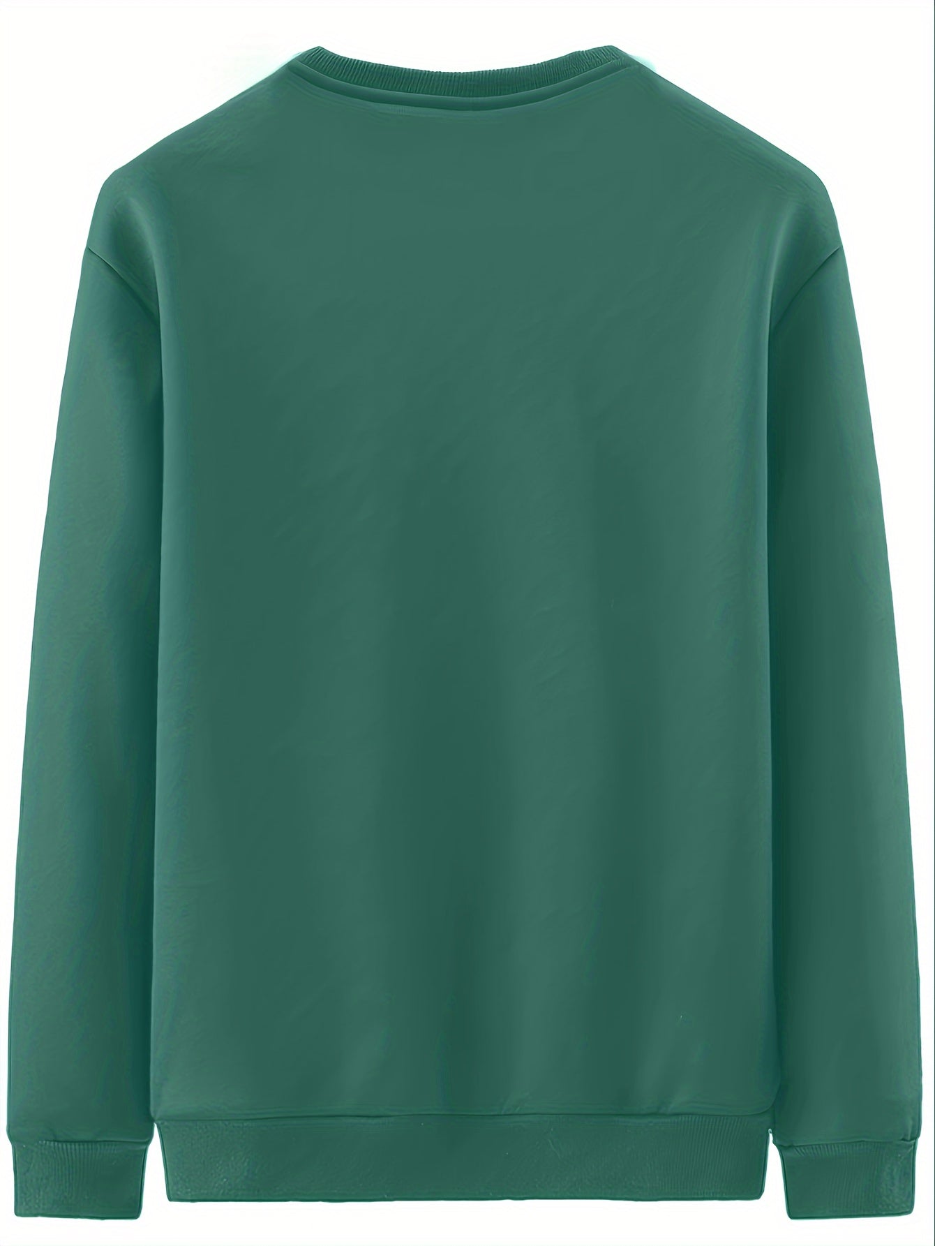 New Men's Casual Fashionable Solid Color Crew Neck Sweatshirts For Autumn And Winter Badiee Stylez