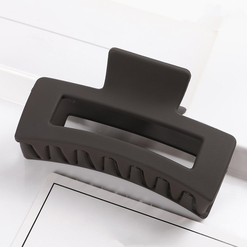 Multicolor Large Thick Acrylic Hair Clip Rectangle Hairclip Long Hair Resin Claw Clips Nonslip Jaw Clips Badiee Stylez