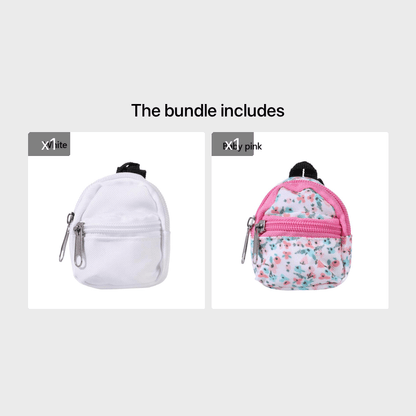 for LABUBU 11.81inch Doll 1/6 BJD Doll Mini Bag Backpack Mini Doll Bag Doll House Decoration Toy Accessories for Gifts Halloween, Christmas Gift Badiee Stylez